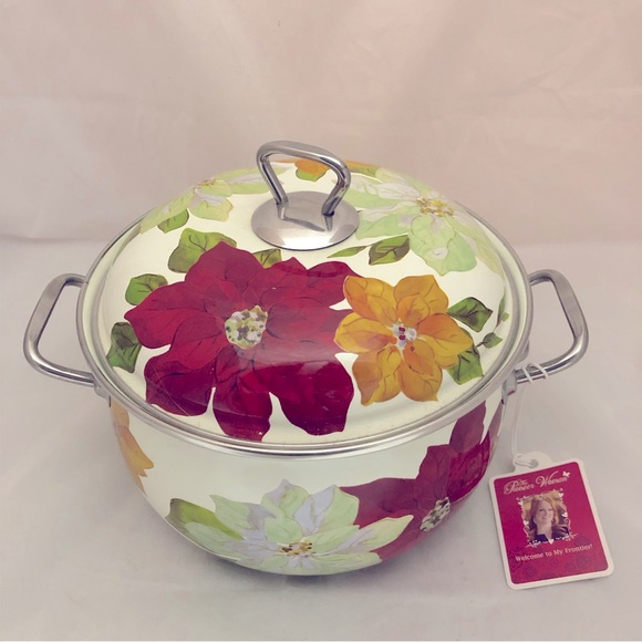 The Pioneer Woman Kitchen Pioneer Woman Poinsettia Dutch Oven